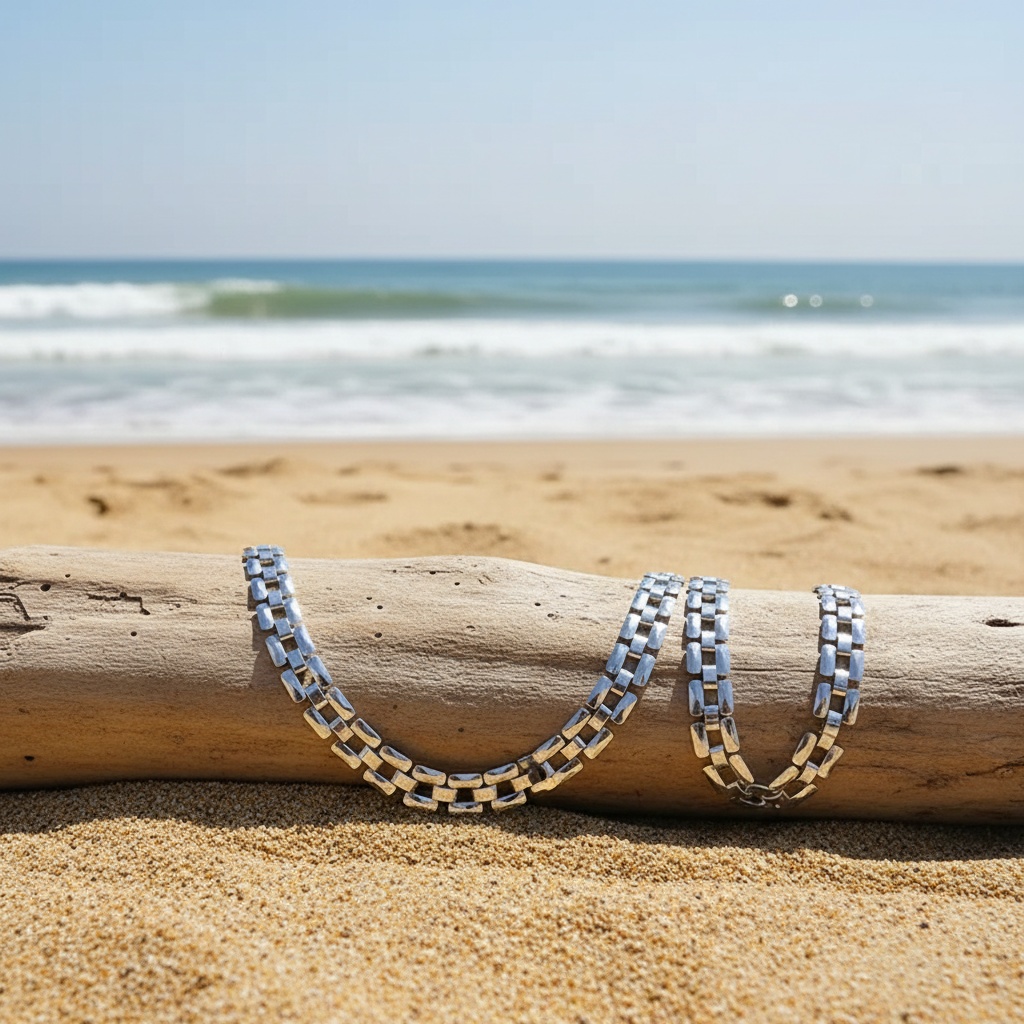 2pc Luxury Women's Leisure Party Bracelet & Necklace Set